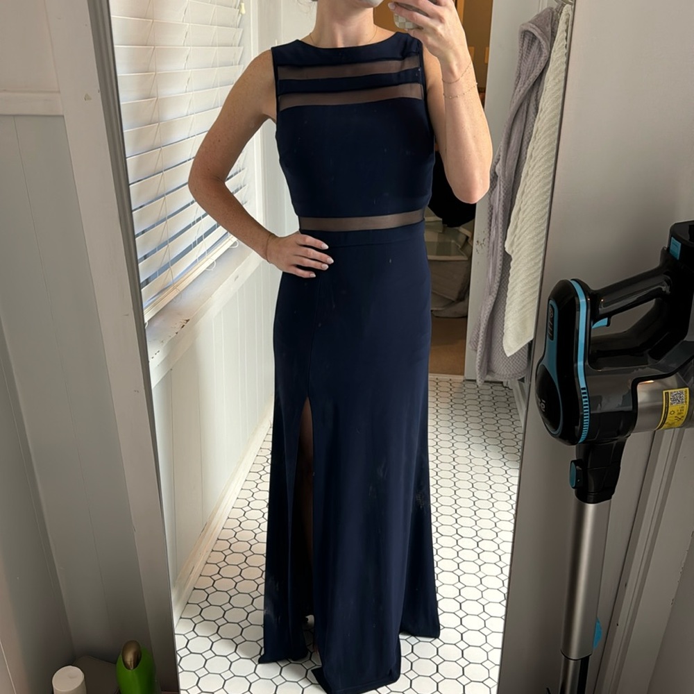 Dark Blue Long Dress